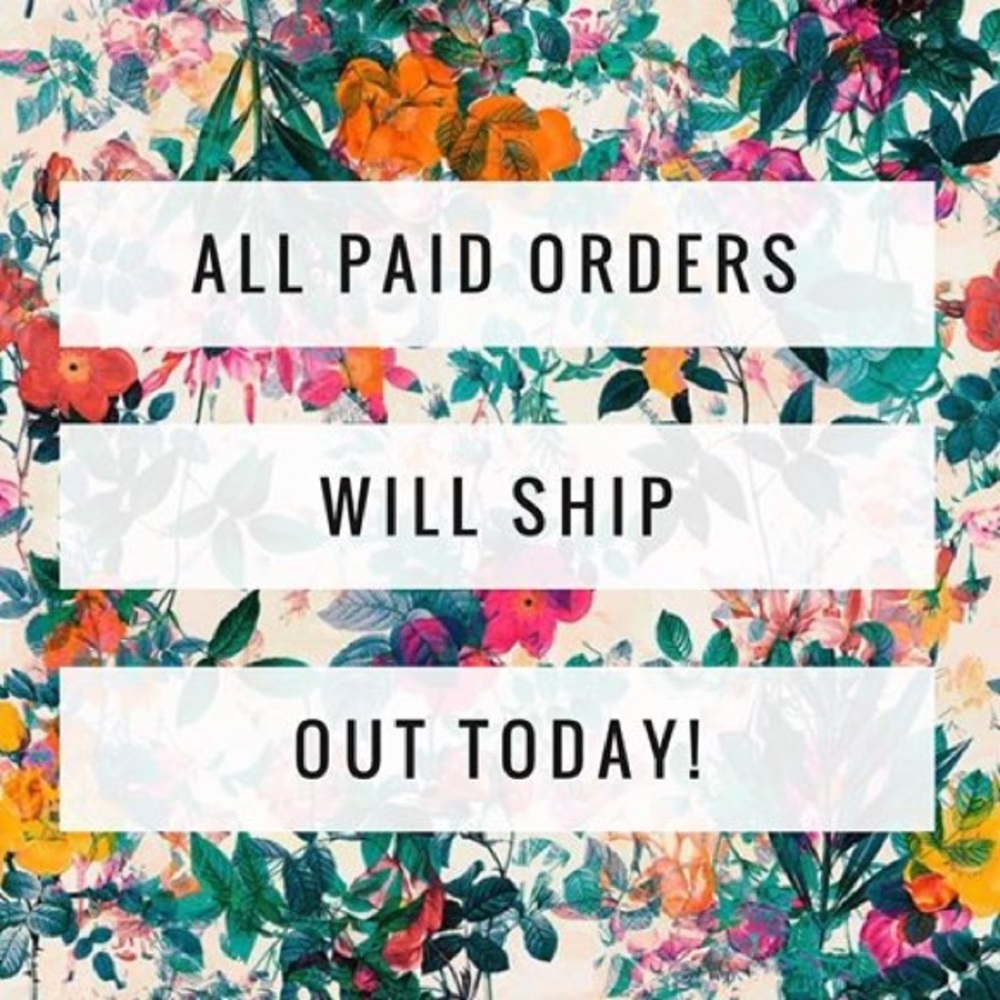 I’m shipping today!